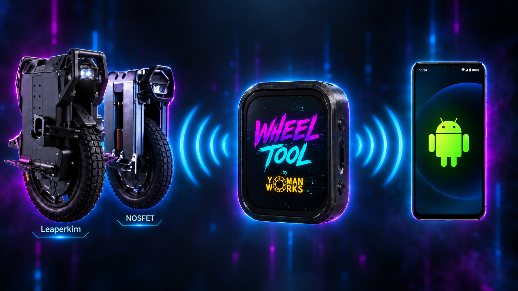 WheelTool compatibility with Leaperkim and NOSFET electric unicycles